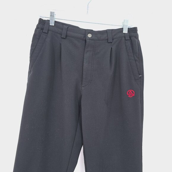 Ternua Black Softshell Snow Pants Women Size 28" Waist - Picture 4 of 9